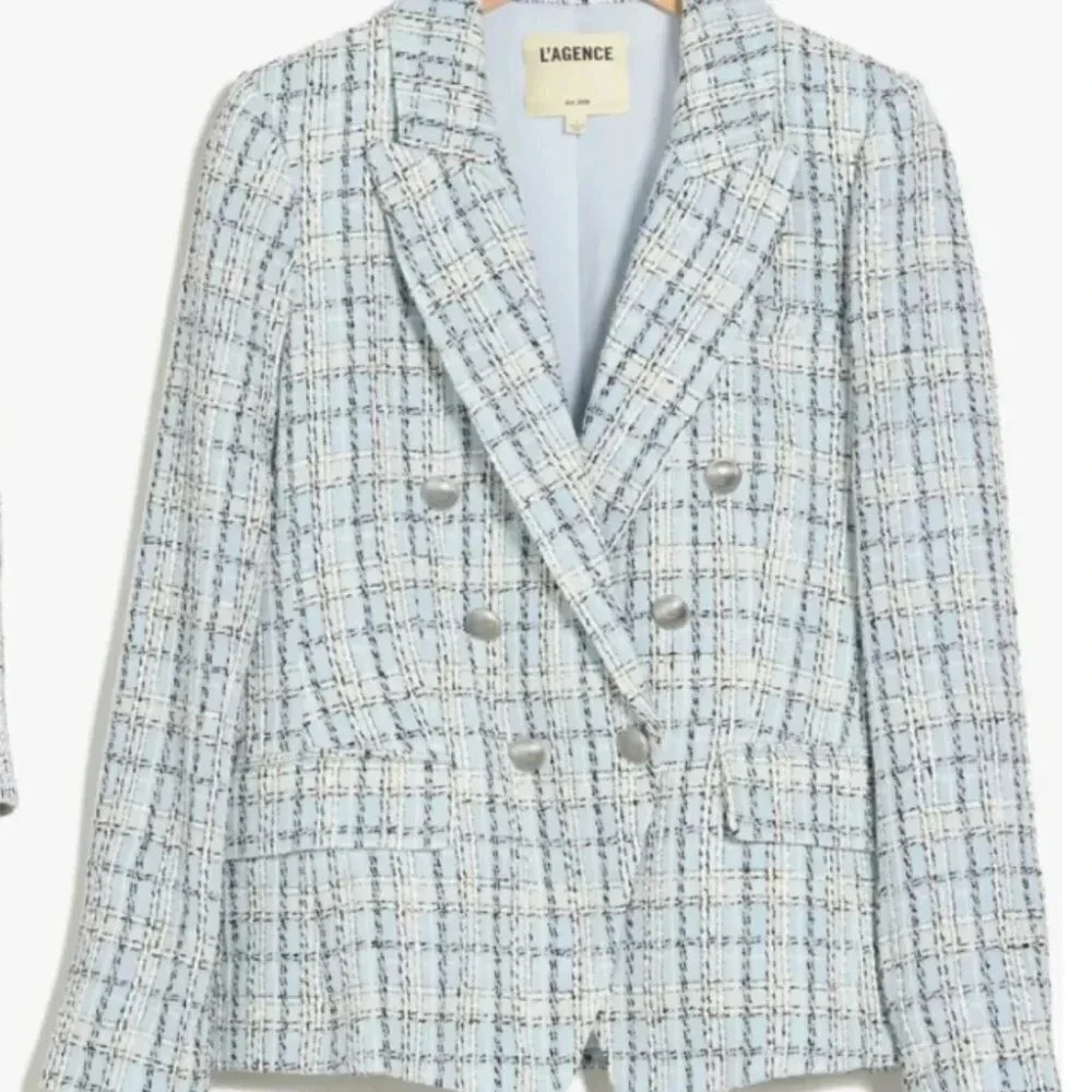 L'AGENCE Kenzie Double Breasted Blazer - Picture 3 of 9